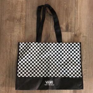 NWOT! - VANS “Off The Wall” Checkerboard Reusable Shopping Bag Tote